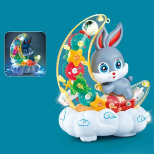 Moon gear rabbit toy for kids