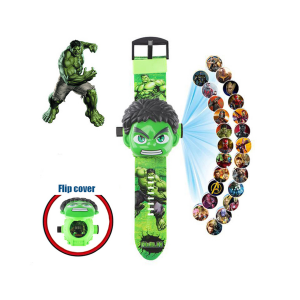 Looking for a fun and educational toy for your child? Check out this Hulk Toy Projection Watch! With 24 different cartoon character images and time-telling capabilities, your child will learn the importance of time management while having fun-one.