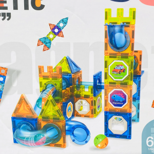 DIY Magnetics Sheet Blocks 68 Pcs-five
