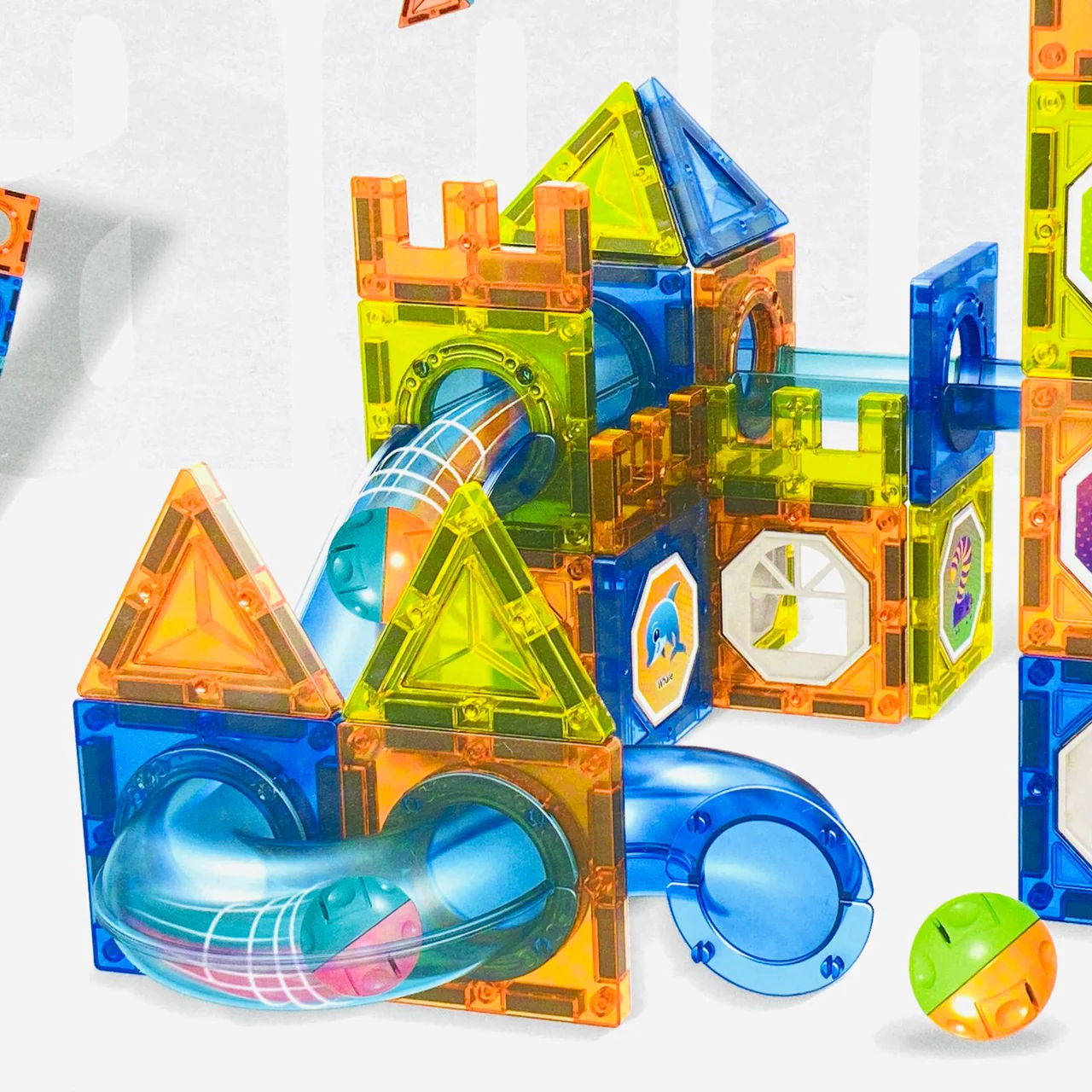 DIY Magnetics Sheet Blocks 68 Pcs-one