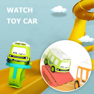 Surprise your kid with this amazing metal body watch bus toy for them to play with! Free wheel action, hand sensor light and sound, the perfect gift for your little one-five