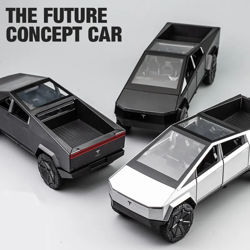 1:24 scale Tesla Cybertruck Pickup Diecast Model Car-one