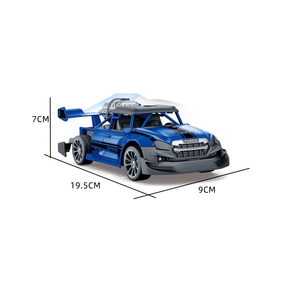 Remote Control Spray Type Car 1:18 Scale-three