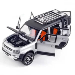 The Diecast Range Rover Defender Scale 1:24 is a must-have for any collector or fan of luxury vehicles. Order yours today from KidstorePk-2